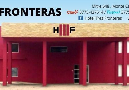 Hotel Tres Fronteras Monte Caseros Esterno foto